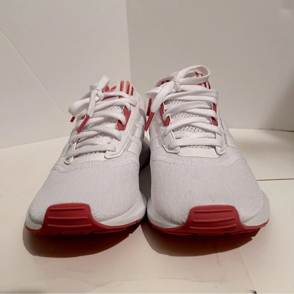 Women’s Adidas Originals Swift Run X W Sneakers, White/Pink, Size 6 1/2 - Picture 6 of 13